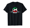 Hungary Sport Enthusiast Heartbeat T-Shirt - Custom Art Print Unisex - T-Shirt, Sweatshirt, Hoodie