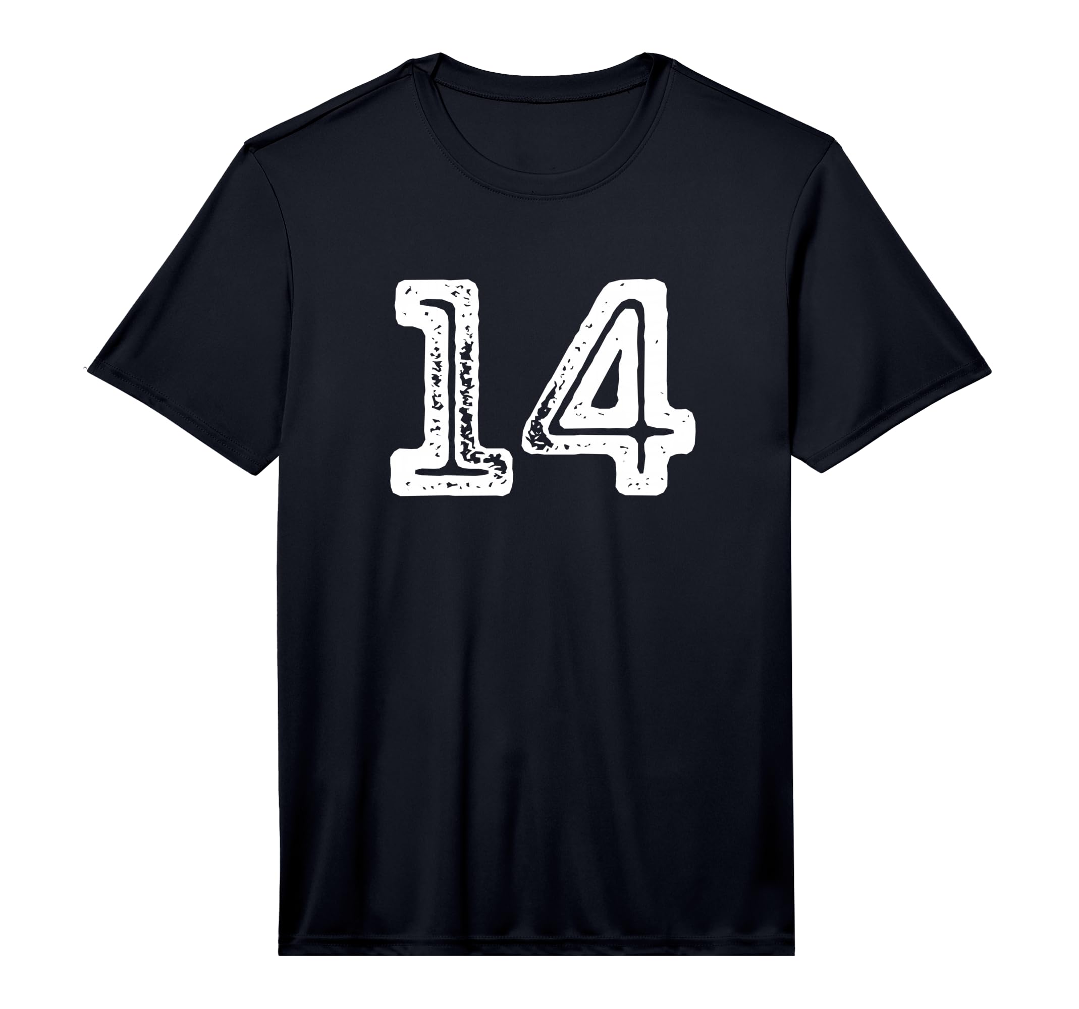 Number 14 White Number Performance T-Shirt - Unique Graphic Men Women - T-Shirt, Sweatshirt, Hoodie