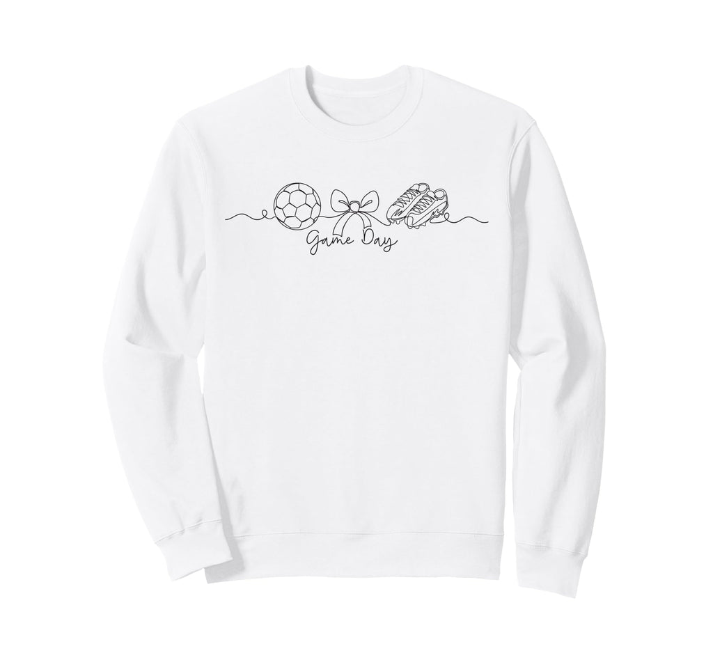Soccer Mom Game Day Soccer Fan Sweatshirt - Trendy Graphic for Adults - T-Shirt, Sweatshirt, Hoodie