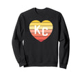Heart Kc Sun Red Yellow Kc Heart Love Sweatshirt - Graphic Print Men Women - T-Shirt, Sweatshirt, Hoodie
