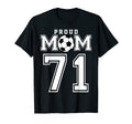 Number 71 Custom Proud Soccer Futbol T-Shirt - Casual Everyday Wear Unisex - T-Shirt, Sweatshirt, Hoodie