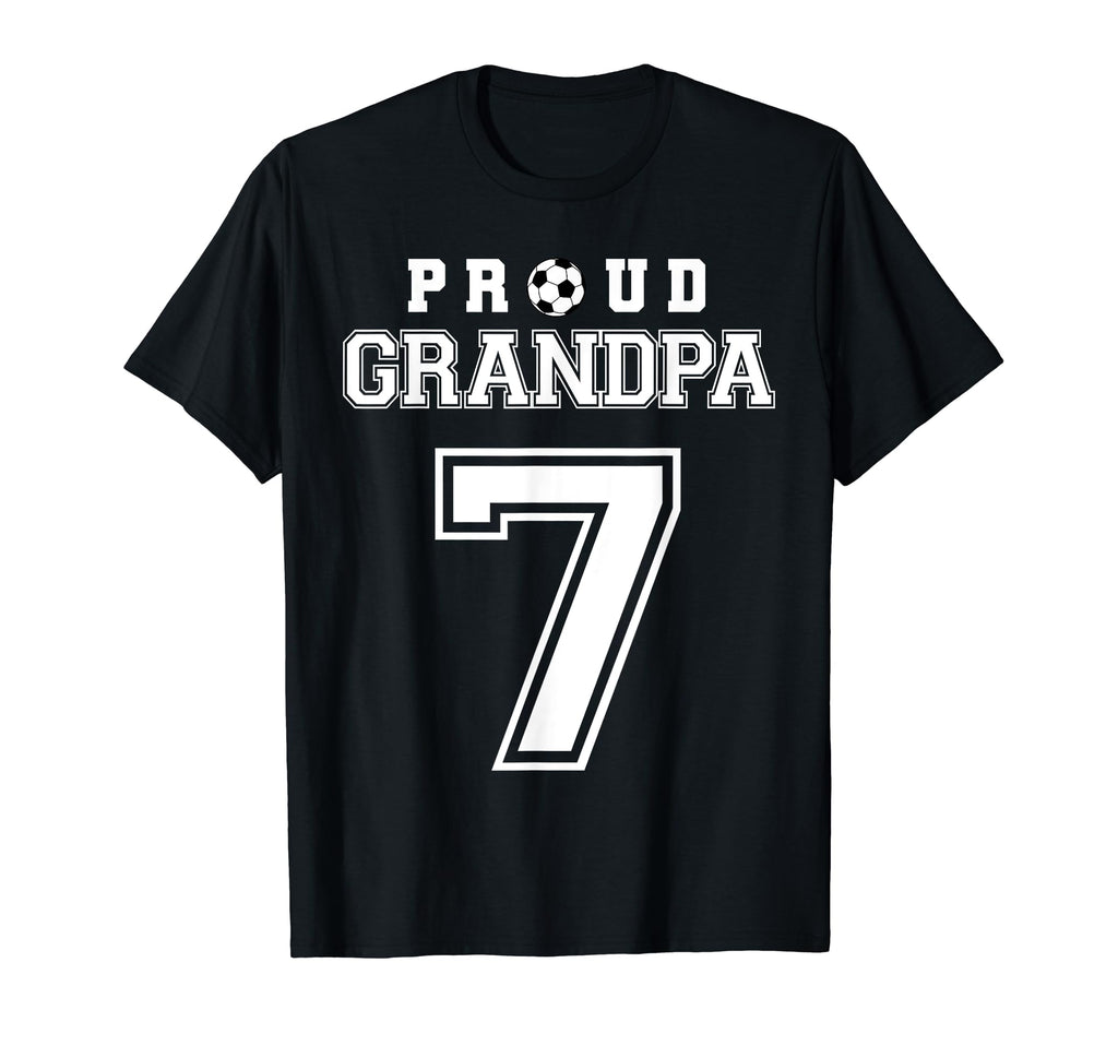 Number 7 Custom Proud Soccer Futbol T-Shirt - Custom Art Print for Adults - T-Shirt, Sweatshirt, Hoodie