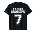 Number 7 Custom Proud Soccer Futbol T-Shirt - Aesthetic Graphic Unisex - T-Shirt, Sweatshirt, Hoodie
