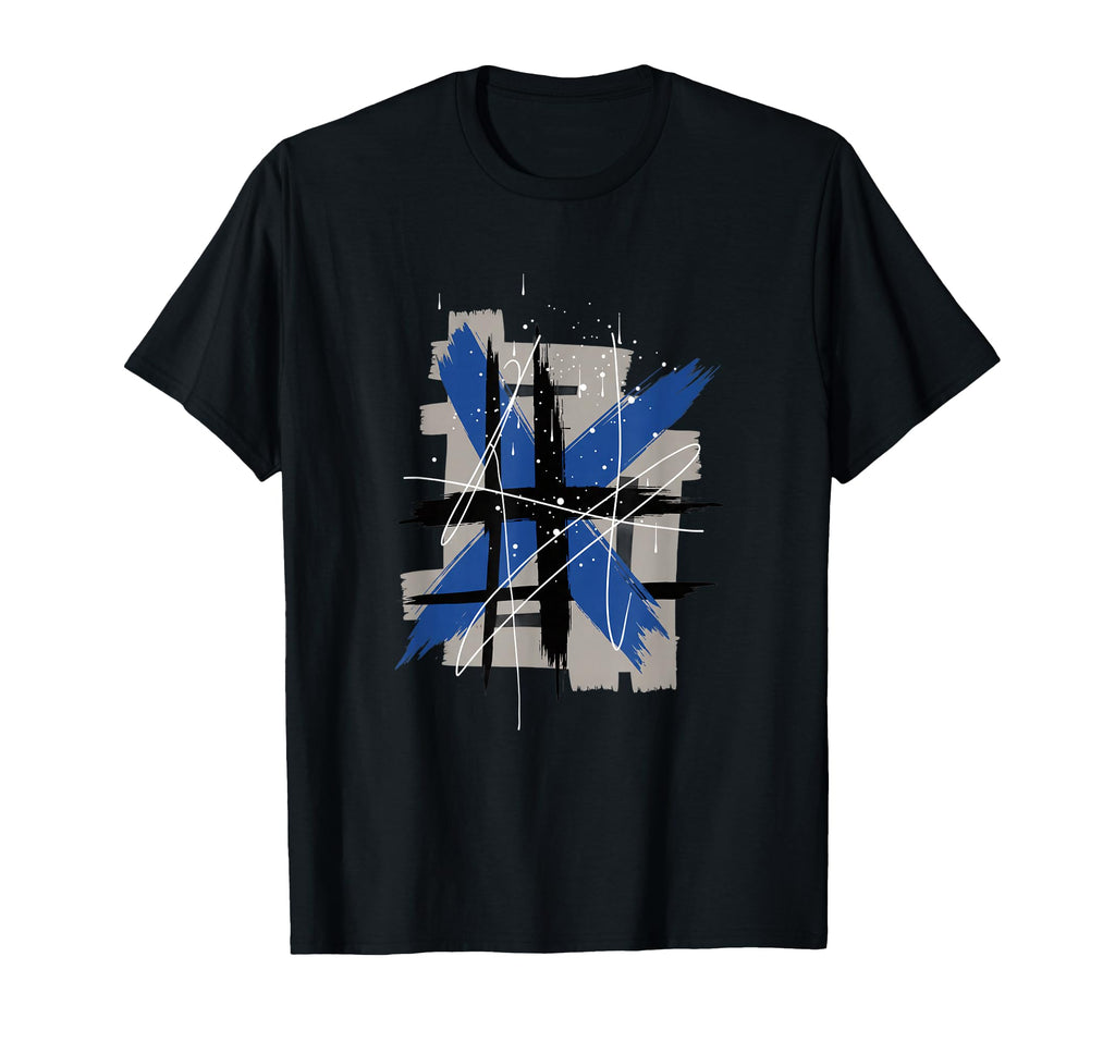 Abstract 90S Paint Brush Grunge Nostalgia T-Shirt - Graphic Print Unisex - T-Shirt, Sweatshirt, Hoodie