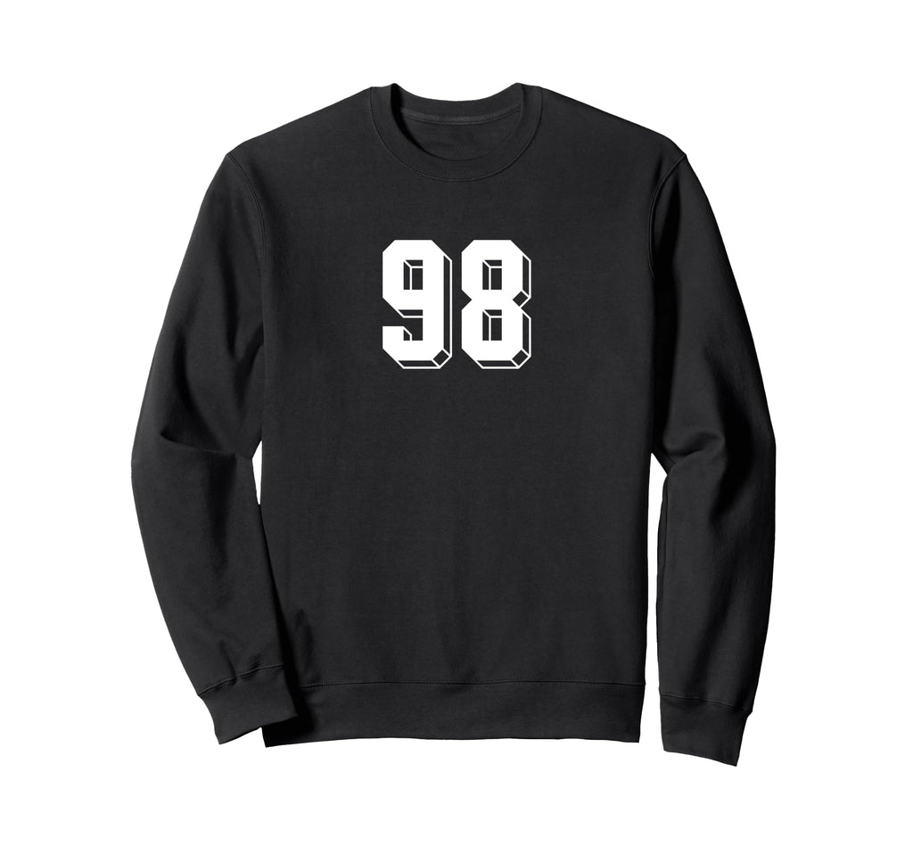 Number 98 80S 90S Soccer Team Jersey Sweatshirt - Trendy Graphic Unisex - T-Shirt, Sweatshirt, Hoodie