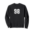Number 98 80S 90S Soccer Team Jersey Sweatshirt - Trendy Graphic Unisex - T-Shirt, Sweatshirt, Hoodie