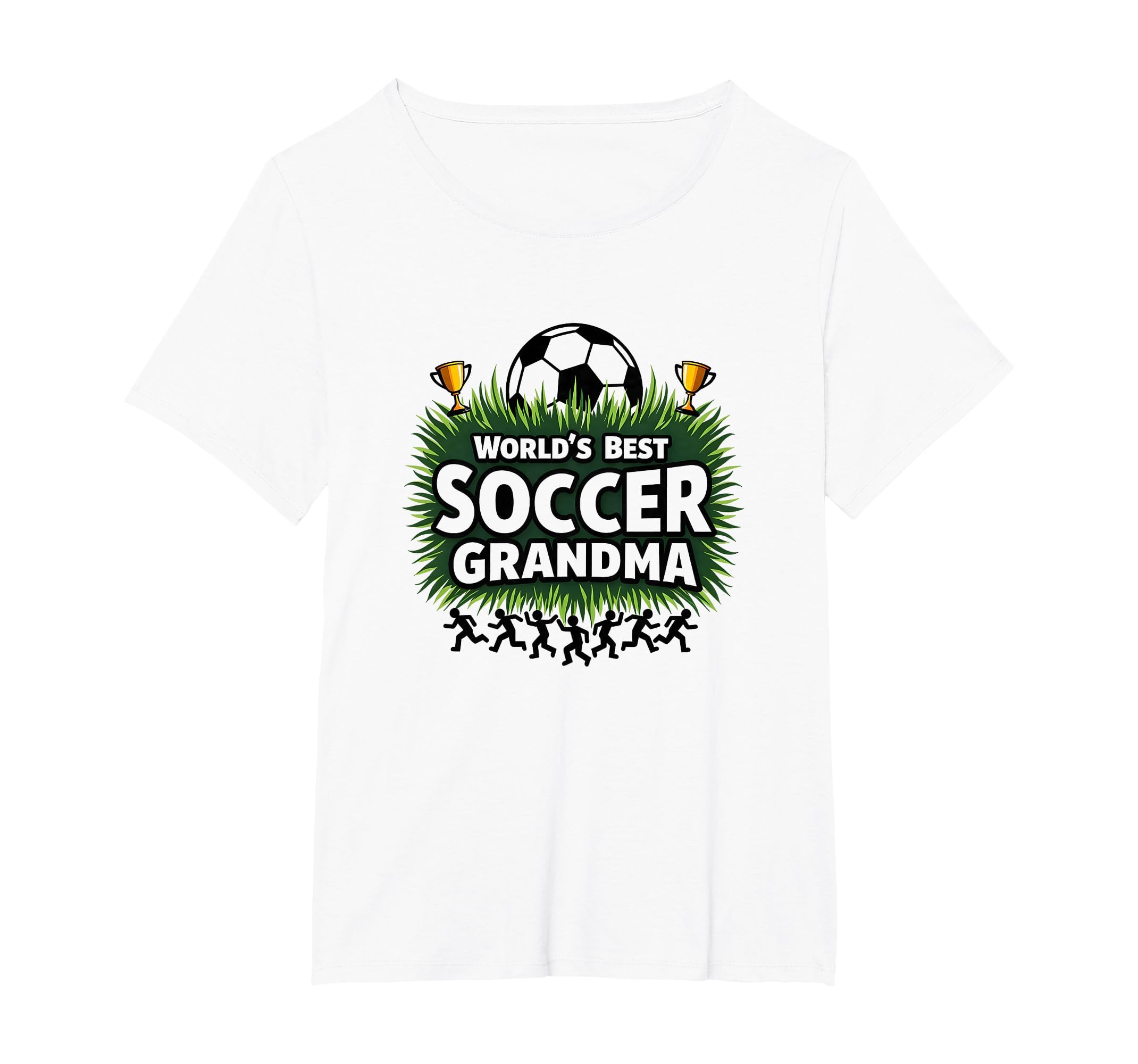 Worlds Best Soccer Grandma Champion T-Shirt - Novelty Apparel Men Women - T-Shirt, Sweatshirt, Hoodie