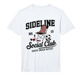 Sideline Social Club Soccer Mom Game Day T-Shirt - Custom Art Print Unisex - T-Shirt, Sweatshirt, Hoodie