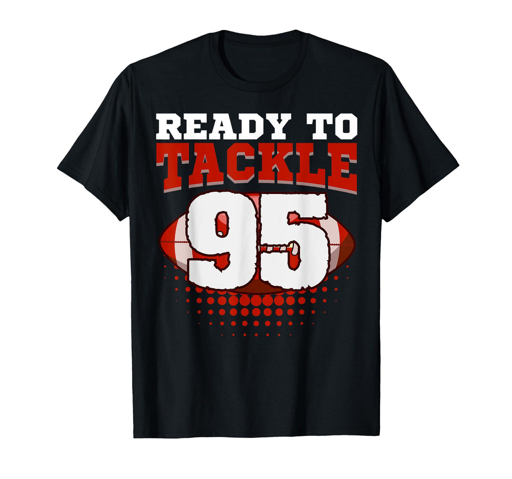 Football 95Th Birthday Player T-Shirt - Casual Everyday Wear Men Women - T-Shirt, Sweatshirt, Hoodie