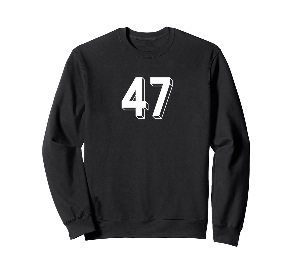 Number 47 80S 90S Soccer Team Sweatshirt - Minimalist Print Men Women - T-Shirt, Sweatshirt, Hoodie
