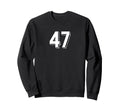 Number 47 80S 90S Soccer Team Sweatshirt - Minimalist Print Men Women - T-Shirt, Sweatshirt, Hoodie
