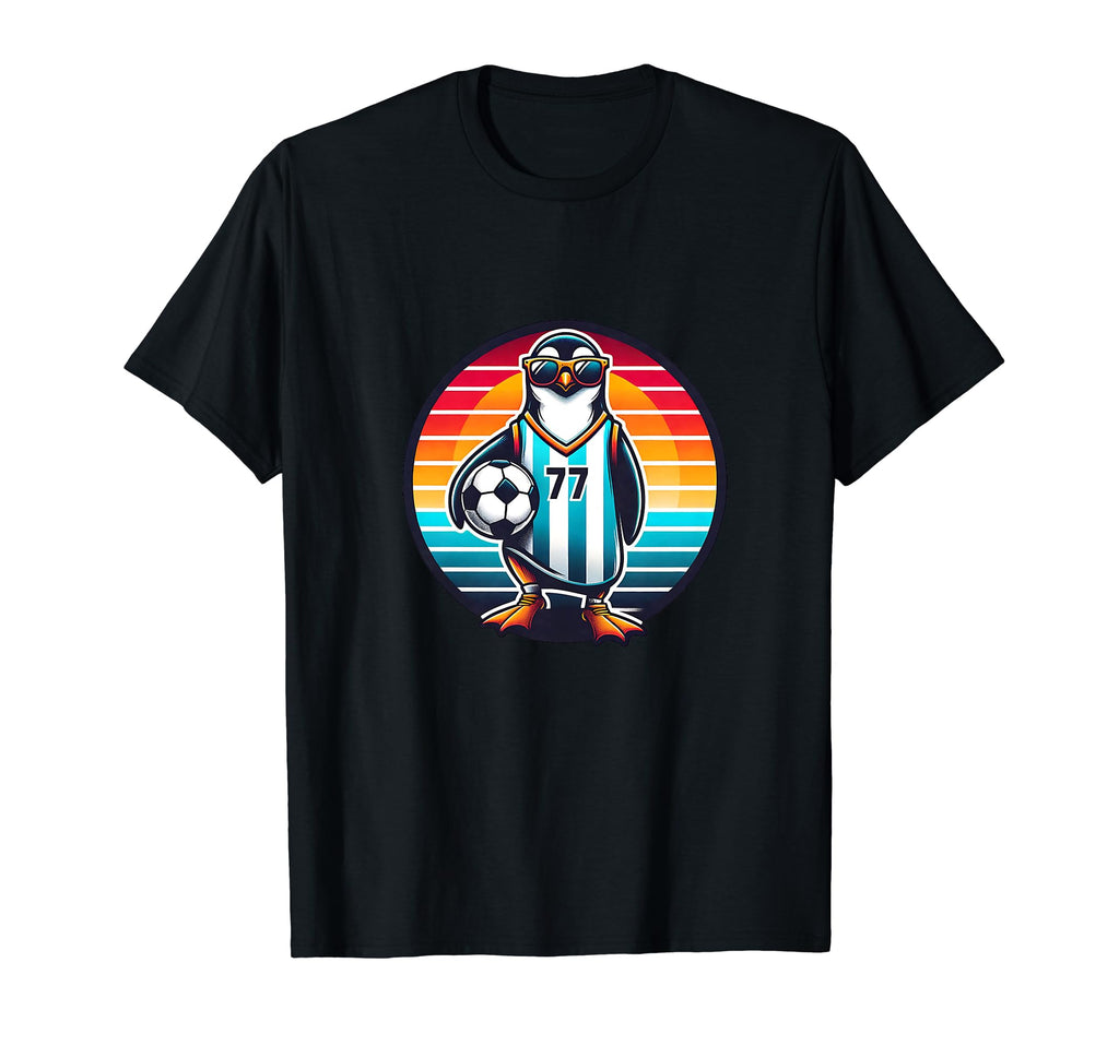 Funny Penguin Soccer Champion Bird T-Shirt - Trendy Graphic Unisex - T-Shirt, Sweatshirt, Hoodie