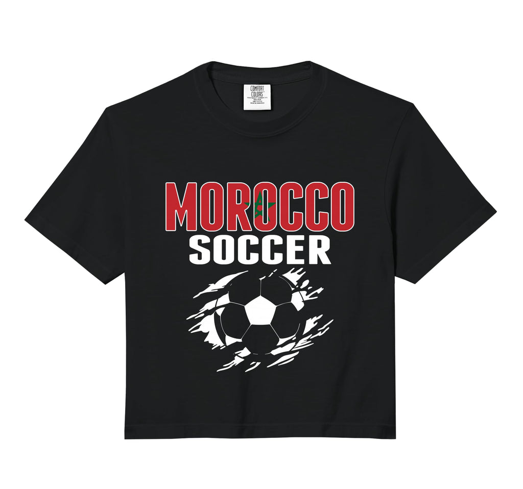 Morocco Soccer Lovers Jersey T-Shirt - Casual Everyday Wear for Adults - T-Shirt, Sweatshirt, Hoodie