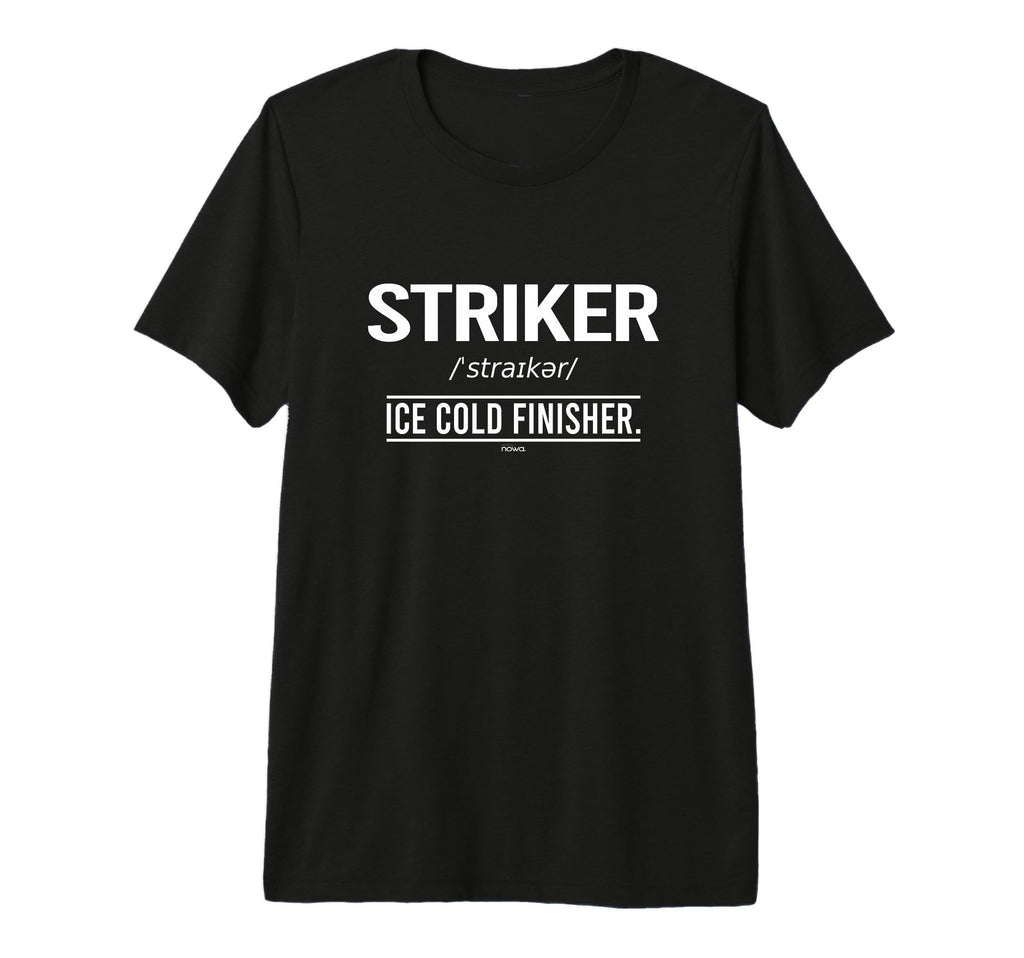 Football Striker Ice Cold Finisher T-Shirt - Fun Novelty Design for Adults - T-Shirt, Sweatshirt, Hoodie
