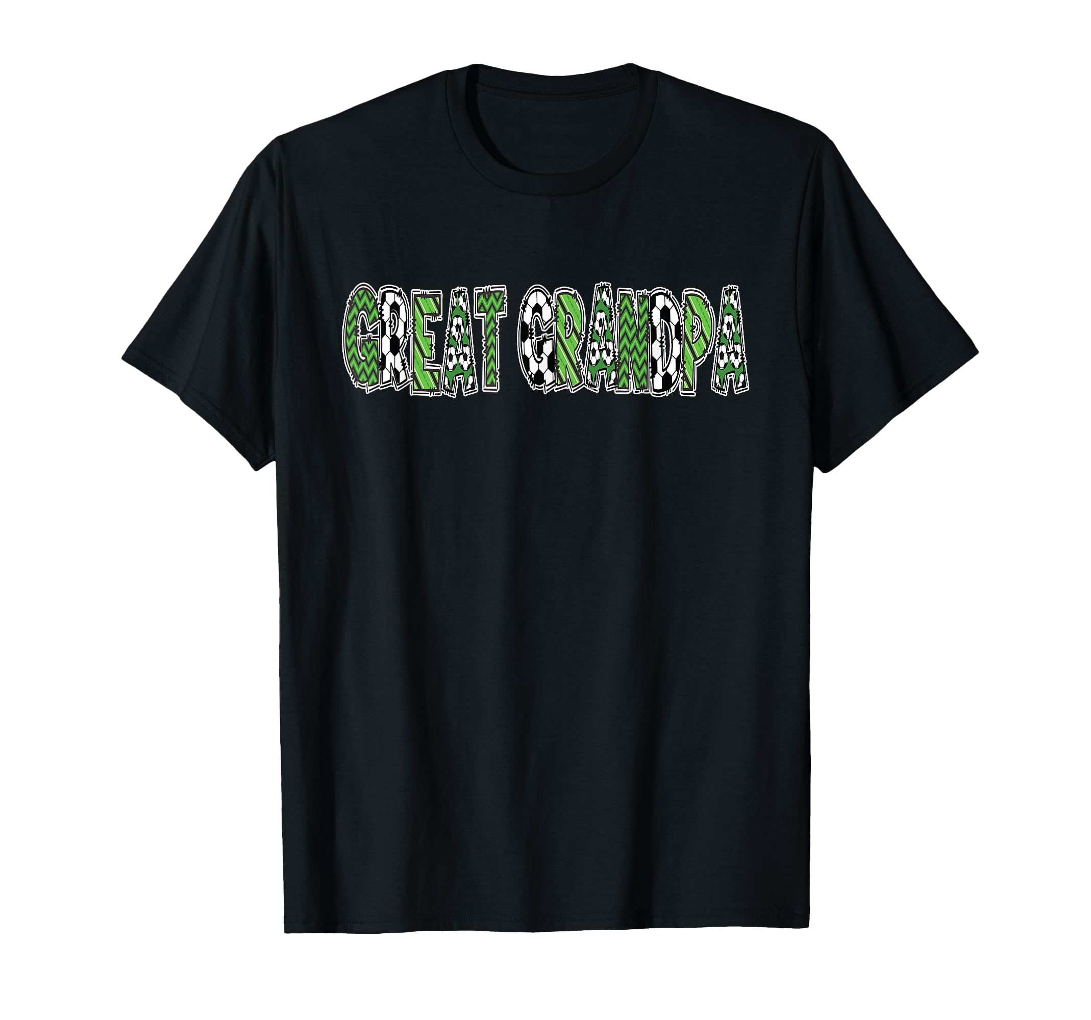 Soccer Great Grandpa Birthday Party T-Shirt - Graphic Print for Adults - T-Shirt, Sweatshirt, Hoodie