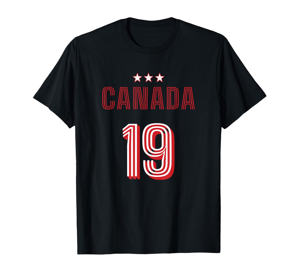 Canada Soccer 19 Football Game Fan T-Shirt - Custom Art Print Unisex - T-Shirt, Sweatshirt, Hoodie