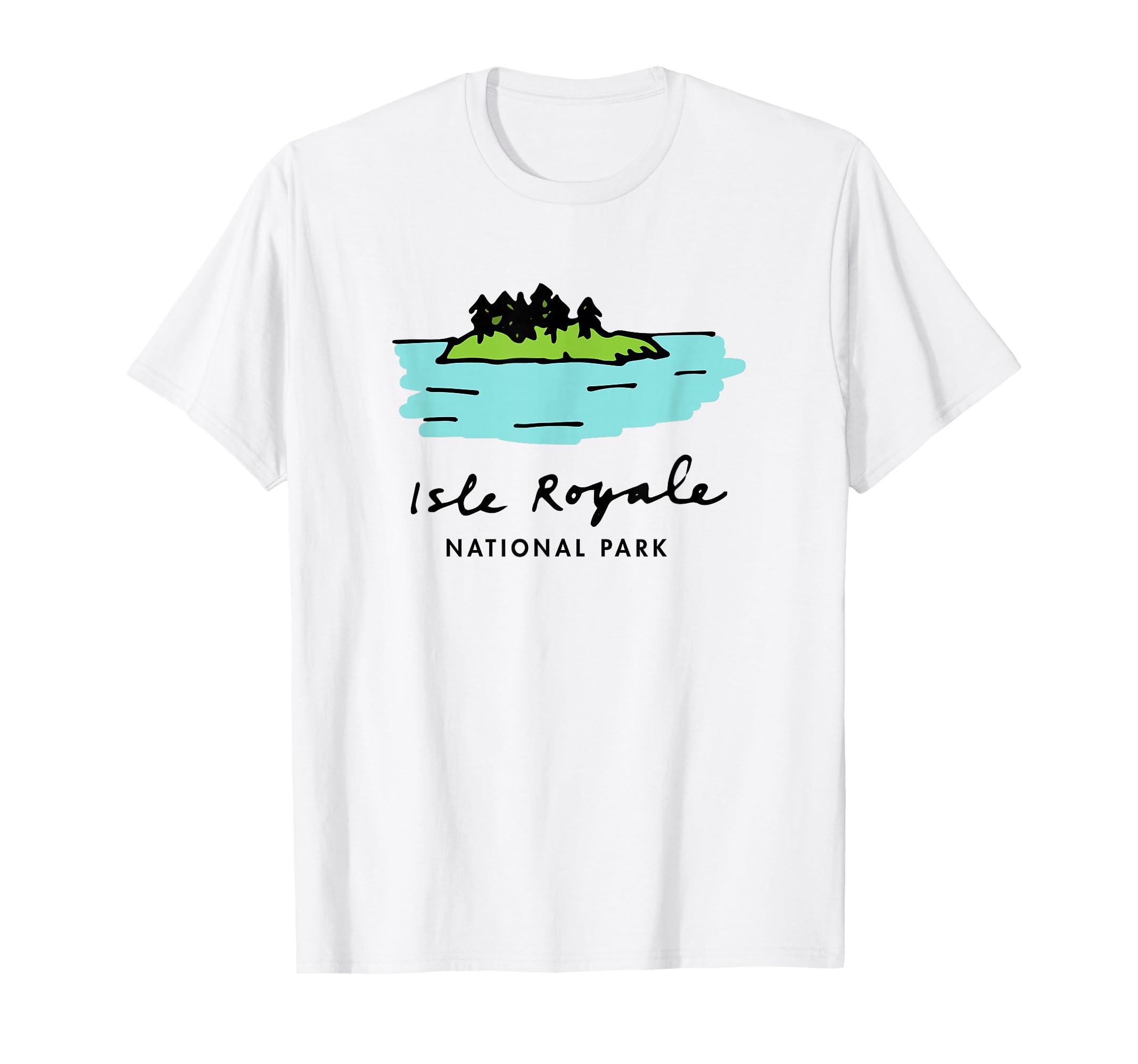 Family Vacation Isle Royale National Park T-Shirt - Minimalist Print Unisex - T-Shirt, Sweatshirt, Hoodie