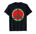 Watermelon Peace Symbol Hippie T-Shirt - Aesthetic Graphic Men Women - T-Shirt, Sweatshirt, Hoodie