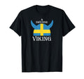 Sweden Swedish Viking T-Shirt - Minimalist Print for Adults - T-Shirt, Sweatshirt, Hoodie