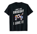 Uruguay Soccer Supporters Fun Flag T-Shirt - Casual Everyday Wear Unisex - T-Shirt, Sweatshirt, Hoodie