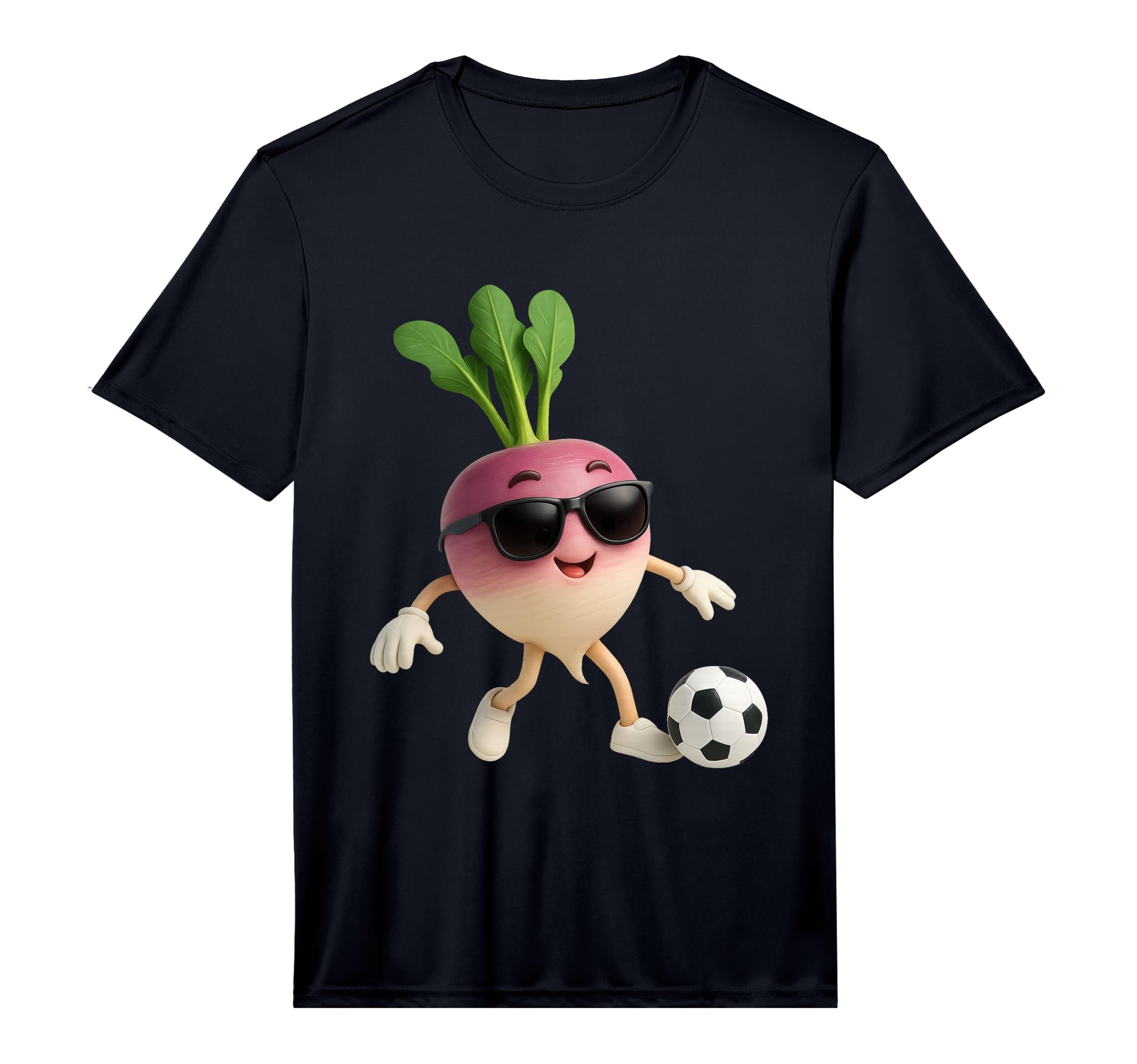 Mens Turnip Soccer Performance T-Shirt - Fun Novelty Design Men Women - T-Shirt, Sweatshirt, Hoodie