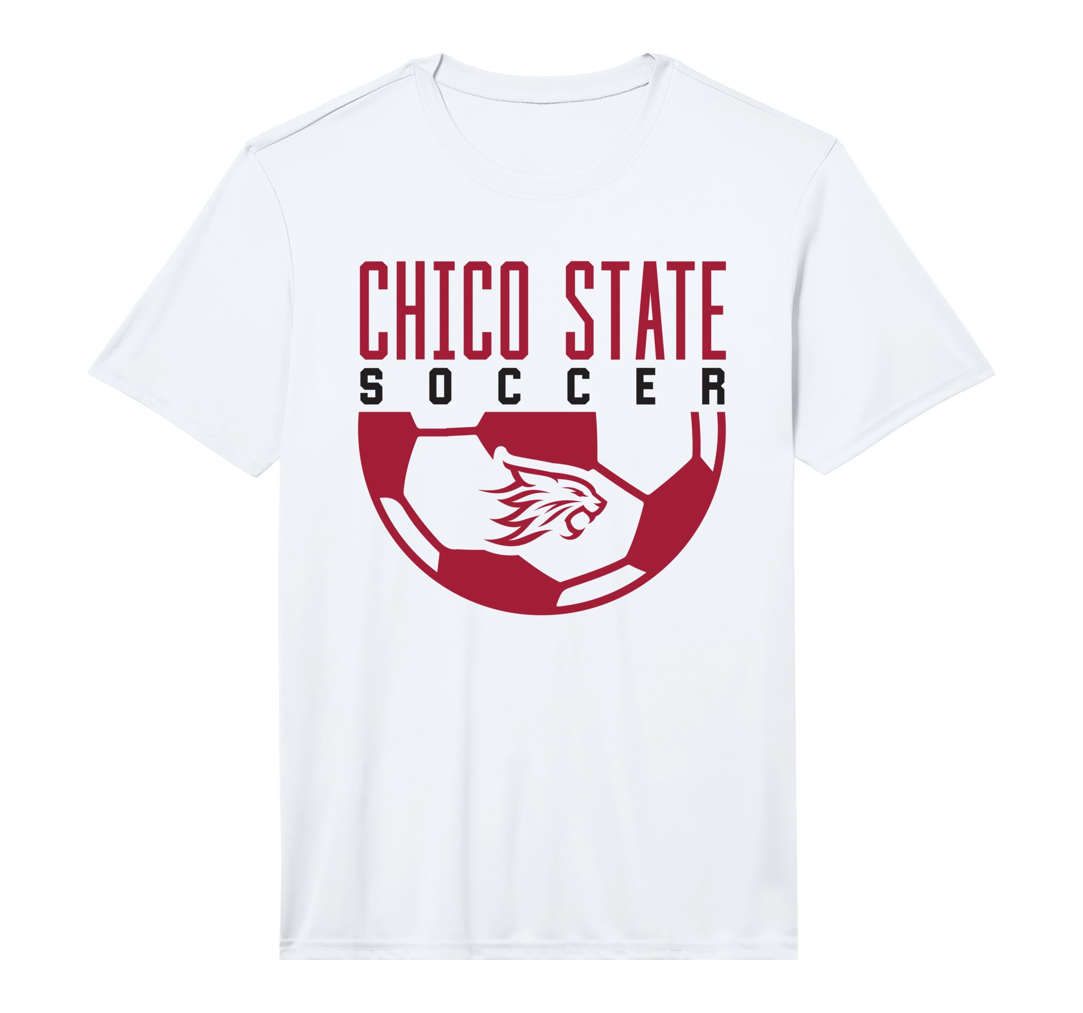 Chico State Wildcats Soccer Arch T-Shirt - Casual Everyday Wear for Adults - T-Shirt, Sweatshirt, Hoodie
