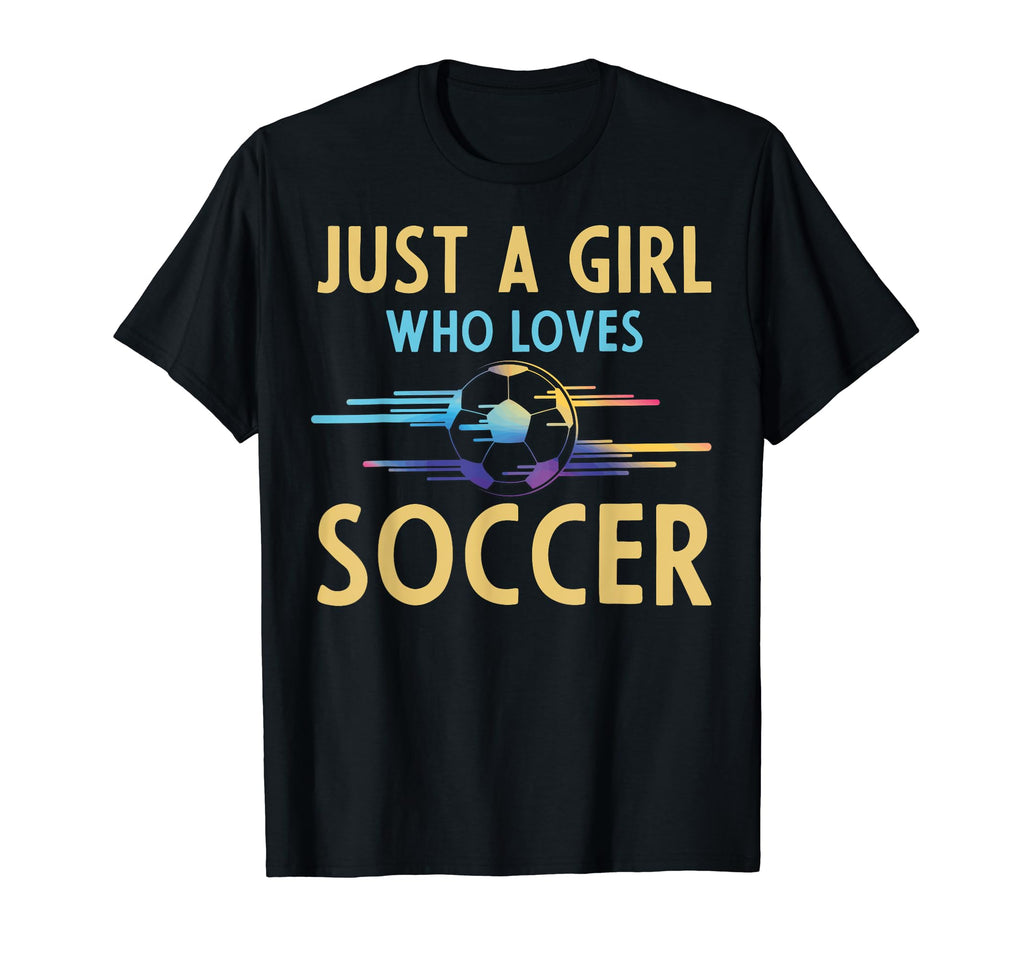 Soccer Fans Just Who Loves Soccer T-Shirt - Minimalist Print Men Women - T-Shirt, Sweatshirt, Hoodie