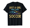 Soccer Fans Just Who Loves Soccer T-Shirt - Minimalist Print Men Women - T-Shirt, Sweatshirt, Hoodie