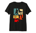 Soccer Player Motives Colored Tri Blend T-Shirt - Trendy Graphic Men Women - T-Shirt, Sweatshirt, Hoodie