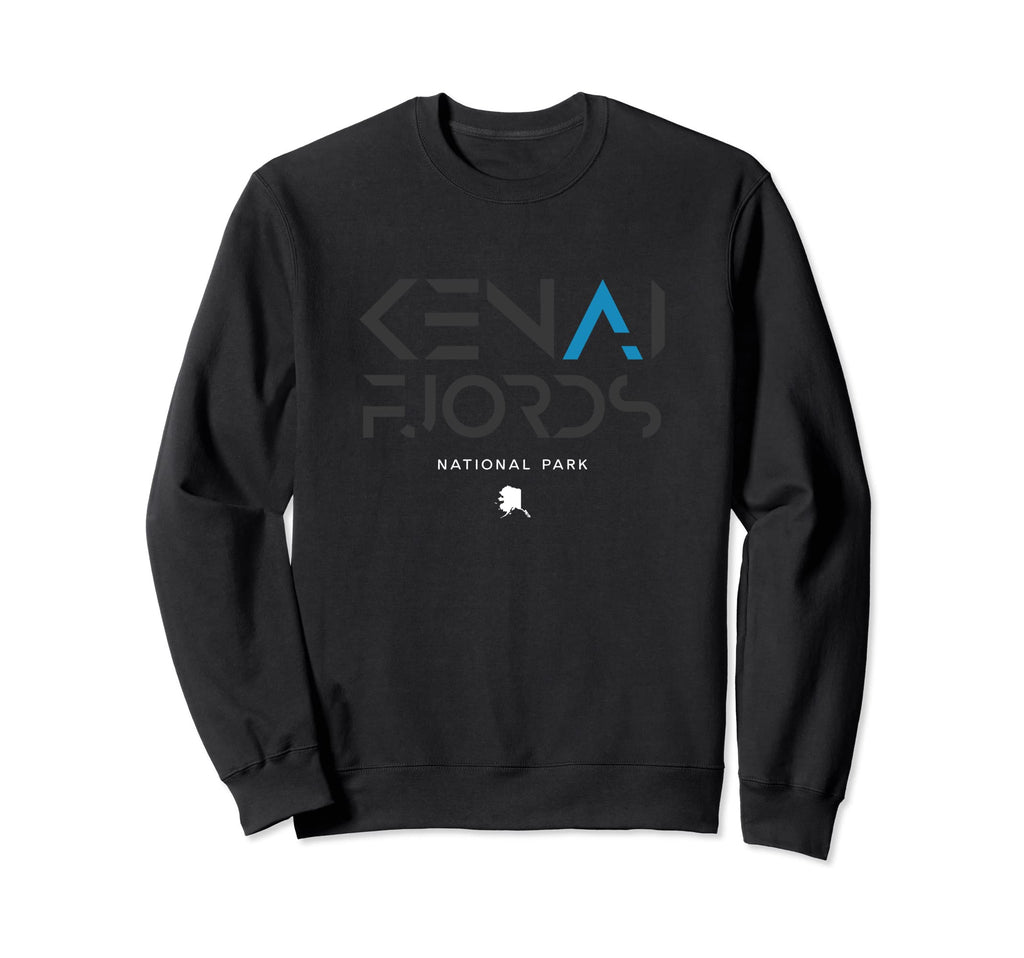 Kenai Fjords National Park Alaska Sweatshirt - Graphic Print for Adults - T-Shirt, Sweatshirt, Hoodie