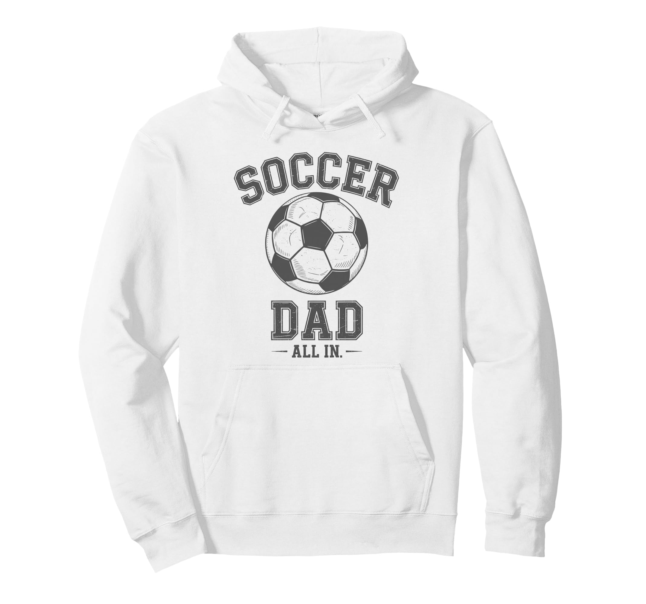 Soccer Dad Family Matching Sideline Dad Hoodie - Novelty Apparel Men Women - T-Shirt, Sweatshirt, Hoodie