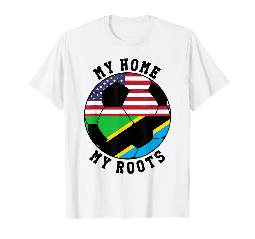 My Home My Roots Tanzania Flag T-Shirt - Aesthetic Graphic for Adults - T-Shirt, Sweatshirt, Hoodie