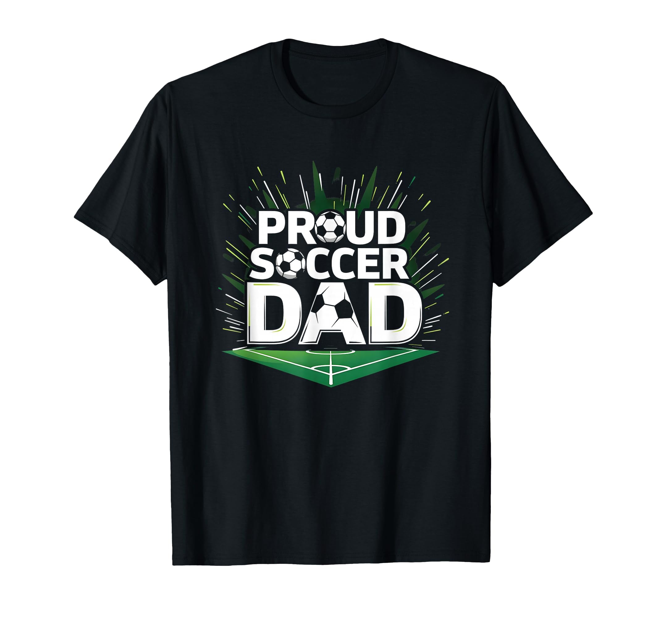 Proud Soccer Dad Cheering Sideline T-Shirt - Novelty Apparel for Adults - T-Shirt, Sweatshirt, Hoodie