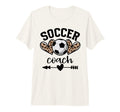 Soccer Coach Womens Soccer Coach Game T-Shirt - Minimalist Print Men Women - T-Shirt, Sweatshirt, Hoodie