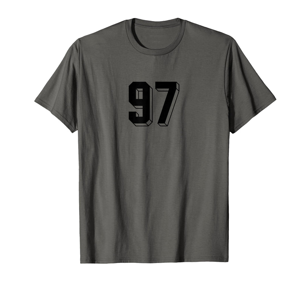 Number 97 80S 90S Soccer Team Jersey T-Shirt - Fun Novelty Design Unisex - T-Shirt, Sweatshirt, Hoodie
