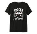 Soccer Aunt Coquette Soccer Player Aunt T-Shirt - Graphic Print Unisex - T-Shirt, Sweatshirt, Hoodie