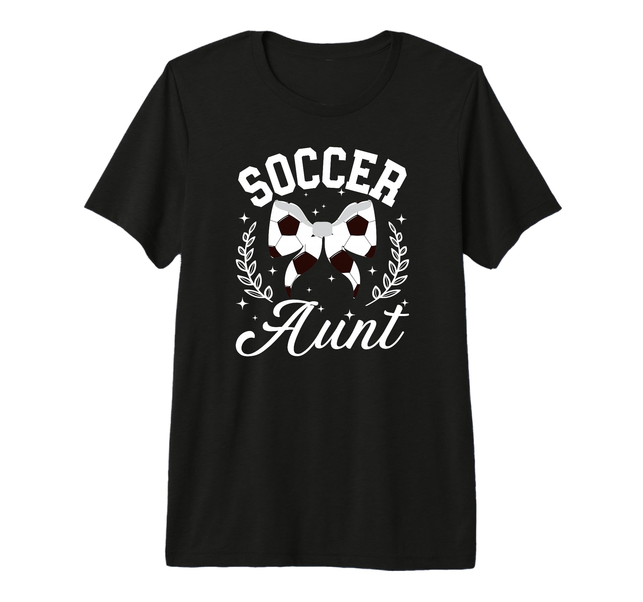 Soccer Aunt Coquette Soccer Player Aunt T-Shirt - Graphic Print Unisex - T-Shirt, Sweatshirt, Hoodie