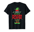 Santas Favorite Soccer Player Funny Elf T-Shirt - Trendy Graphic Men Women - T-Shirt, Sweatshirt, Hoodie