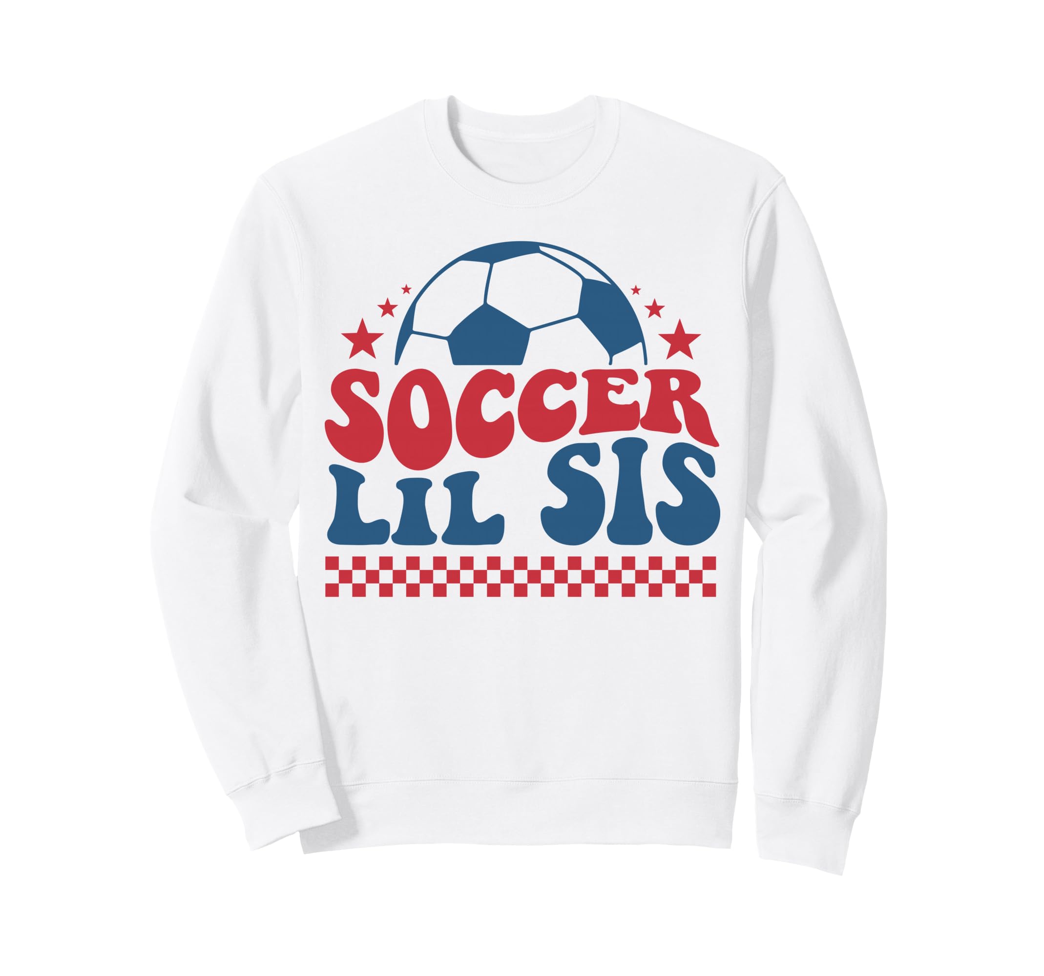 Soccer Lil Sis Soccer Sister Support Sweatshirt - Custom Art Print Unisex - T-Shirt, Sweatshirt, Hoodie