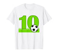 10Th Birthday Soccer 10 Years Old T-Shirt - Custom Art Print for Adults - T-Shirt, Sweatshirt, Hoodie