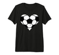 Soccer Heart Funny Soccer Player Mom Tri T-Shirt - Streetwear Style Unisex - T-Shirt, Sweatshirt, Hoodie