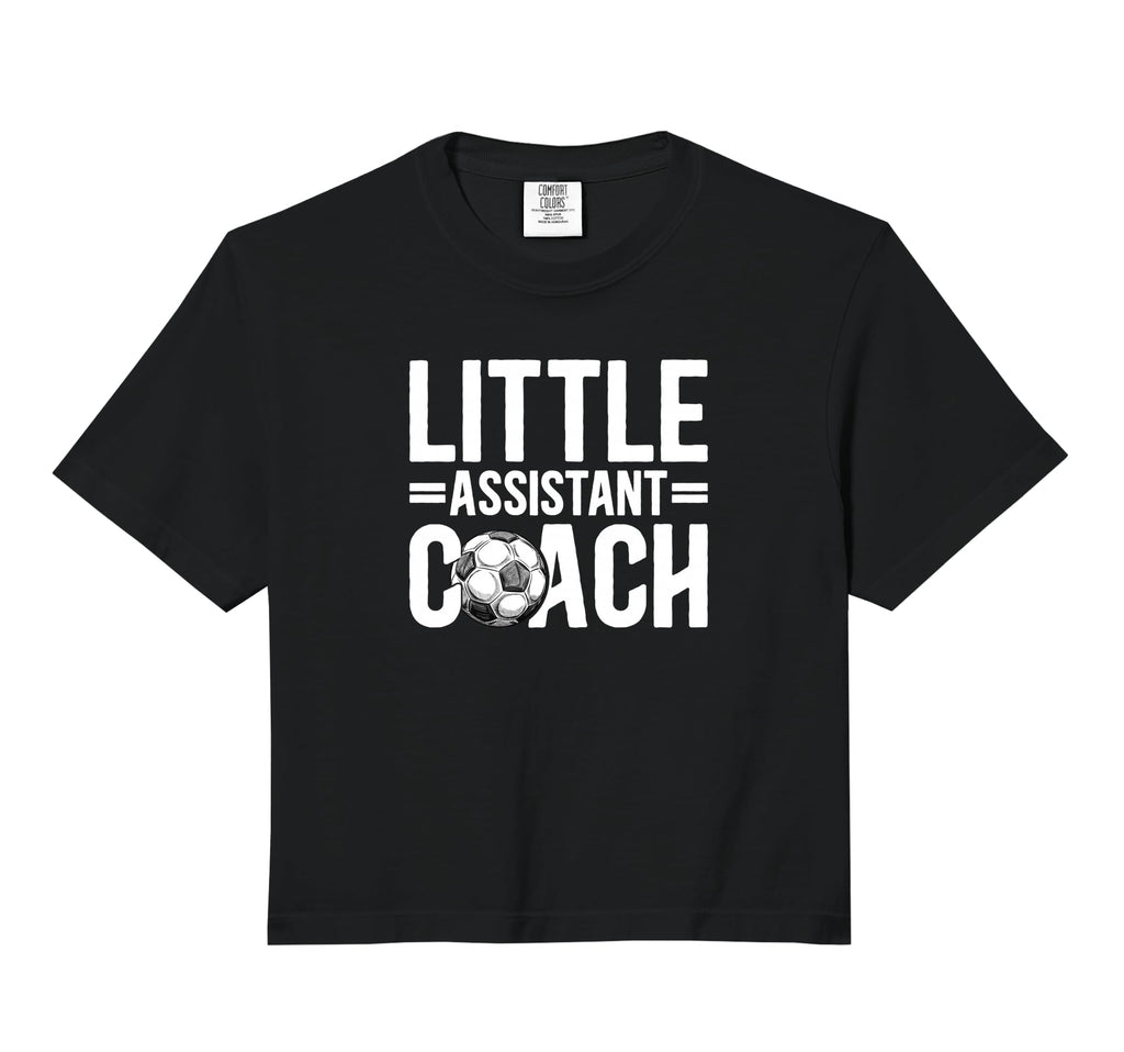 Little Assistant Coach Soccer Assistant T-Shirt - Aesthetic Graphic Unisex - T-Shirt, Sweatshirt, Hoodie