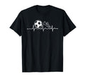 Football Heartbeat Soccer Pulse T-Shirt - Streetwear Style Men Women - T-Shirt, Sweatshirt, Hoodie