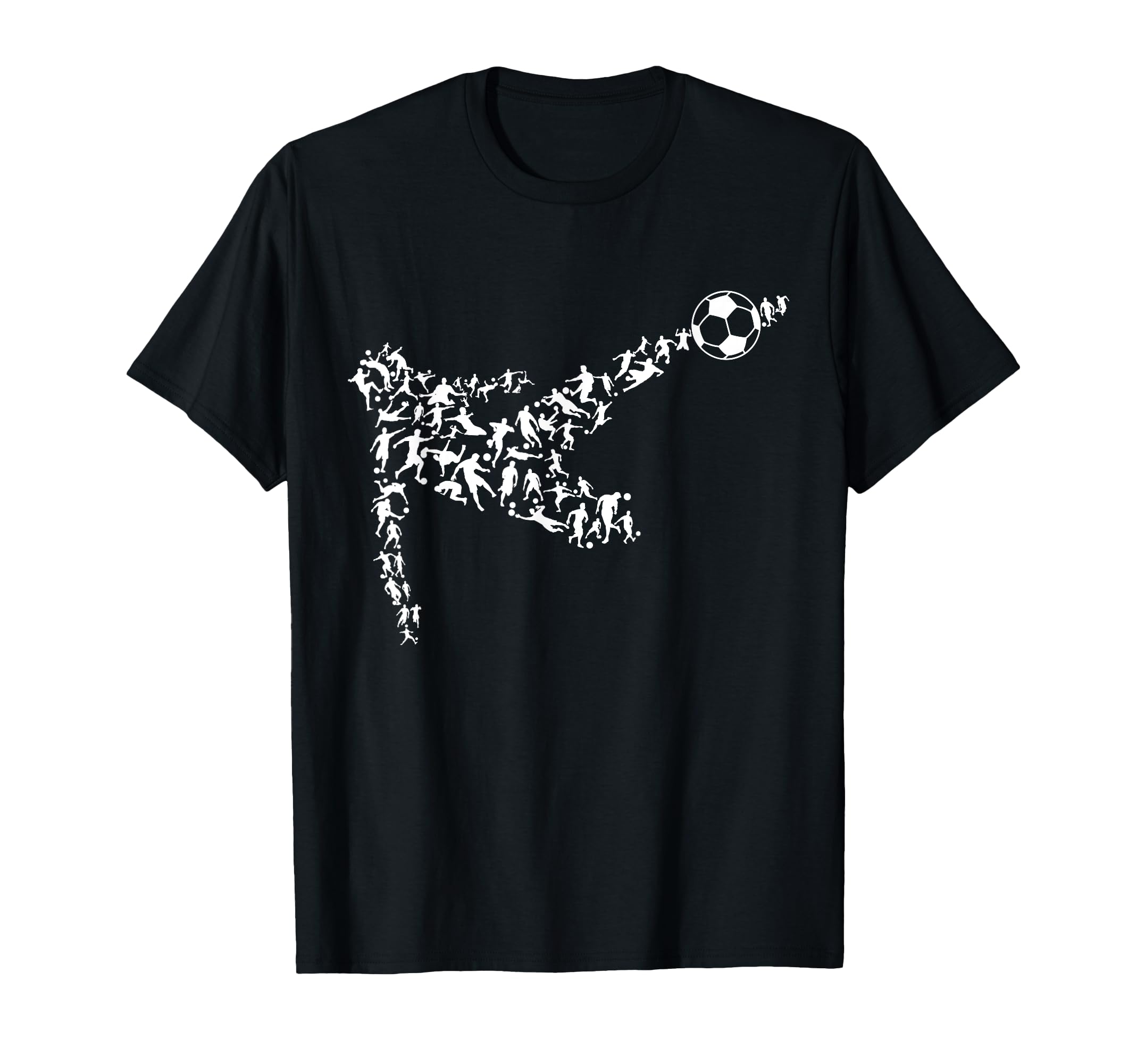 Soccer Silhouette Football Player T-Shirt - Streetwear Style for Adults - T-Shirt, Sweatshirt, Hoodie