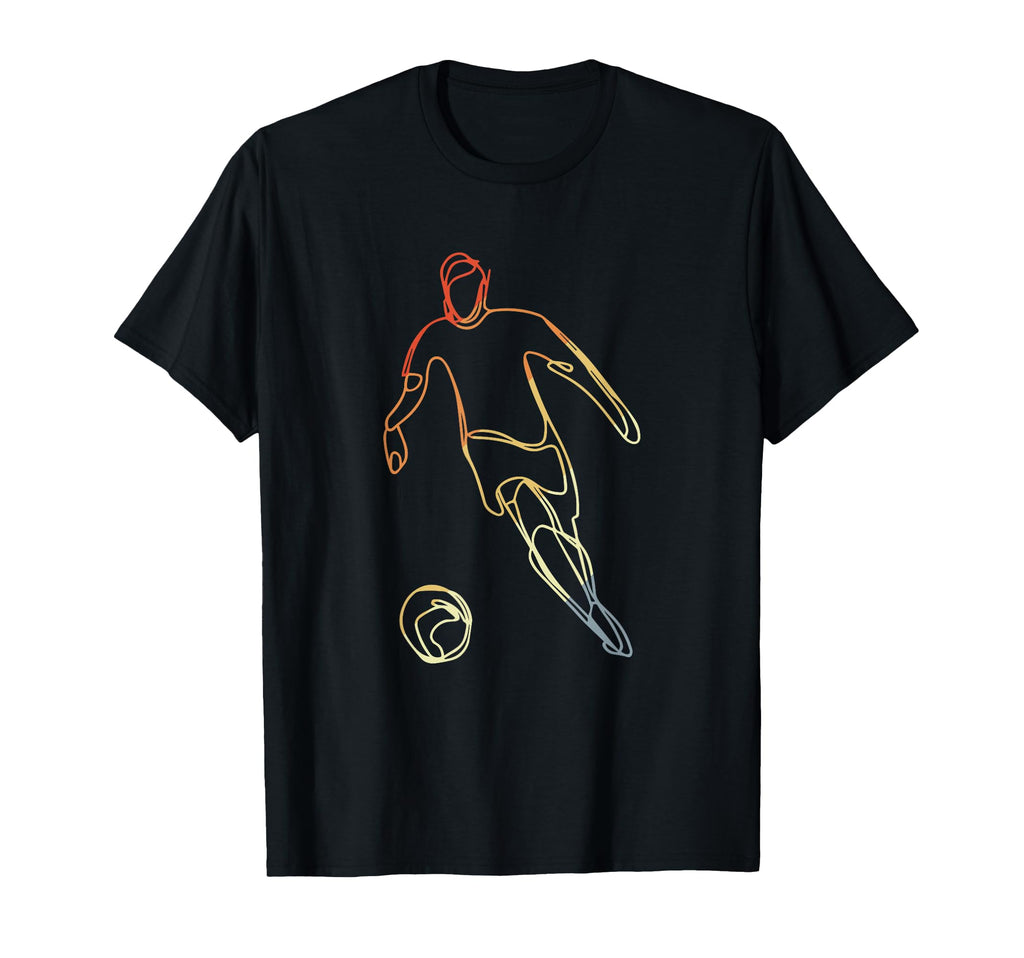Soccer Player Drawing T-Shirt - Streetwear Style Unisex - T-Shirt, Sweatshirt, Hoodie