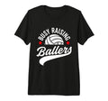 Busy Raising Ballers Volleyball Cheer T-Shirt - Streetwear Style Unisex - T-Shirt, Sweatshirt, Hoodie