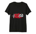 Soccer Pulse Moroccan Flag Heartbeat T-Shirt - Unique Graphic Men Women - T-Shirt, Sweatshirt, Hoodie