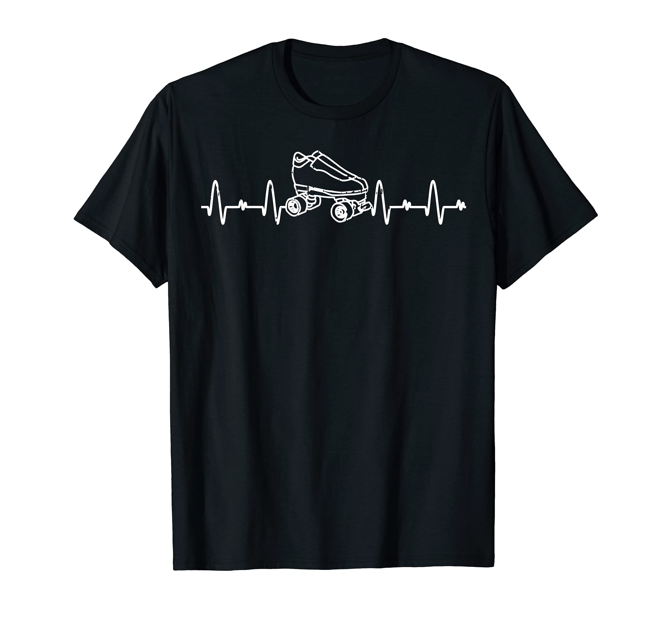 Funny Roller Skating Heartbeat Clubs T-Shirt - Trendy Graphic Men Women - T-Shirt, Sweatshirt, Hoodie