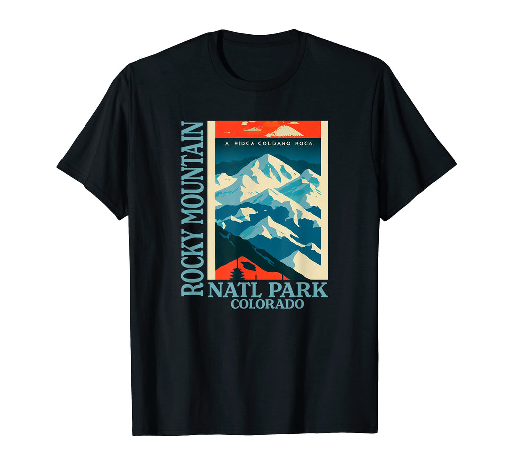 Colorado Rocky Mountain National Park T-Shirt - Streetwear Style Men Women - T-Shirt, Sweatshirt, Hoodie