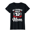 Funny Soccer Lover Moms Goalie T-Shirt - Minimalist Print Men Women - T-Shirt, Sweatshirt, Hoodie